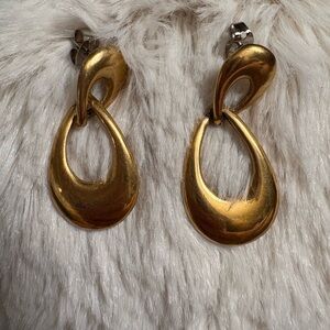 5pc Elegant Gold-Tone Earrings